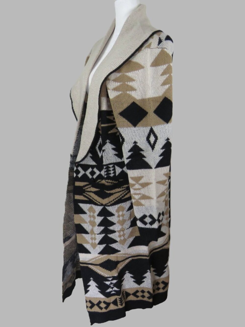 NWT Maurice's Women's Tribal Print Open Front Duster Cardigan Size XL (C2115) - Picture 4 of 10